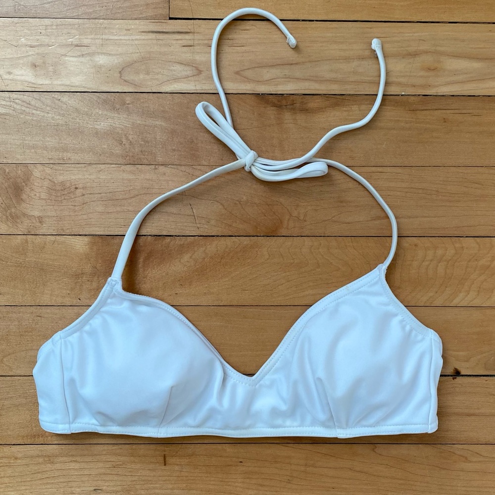 Gap White Bikini Top